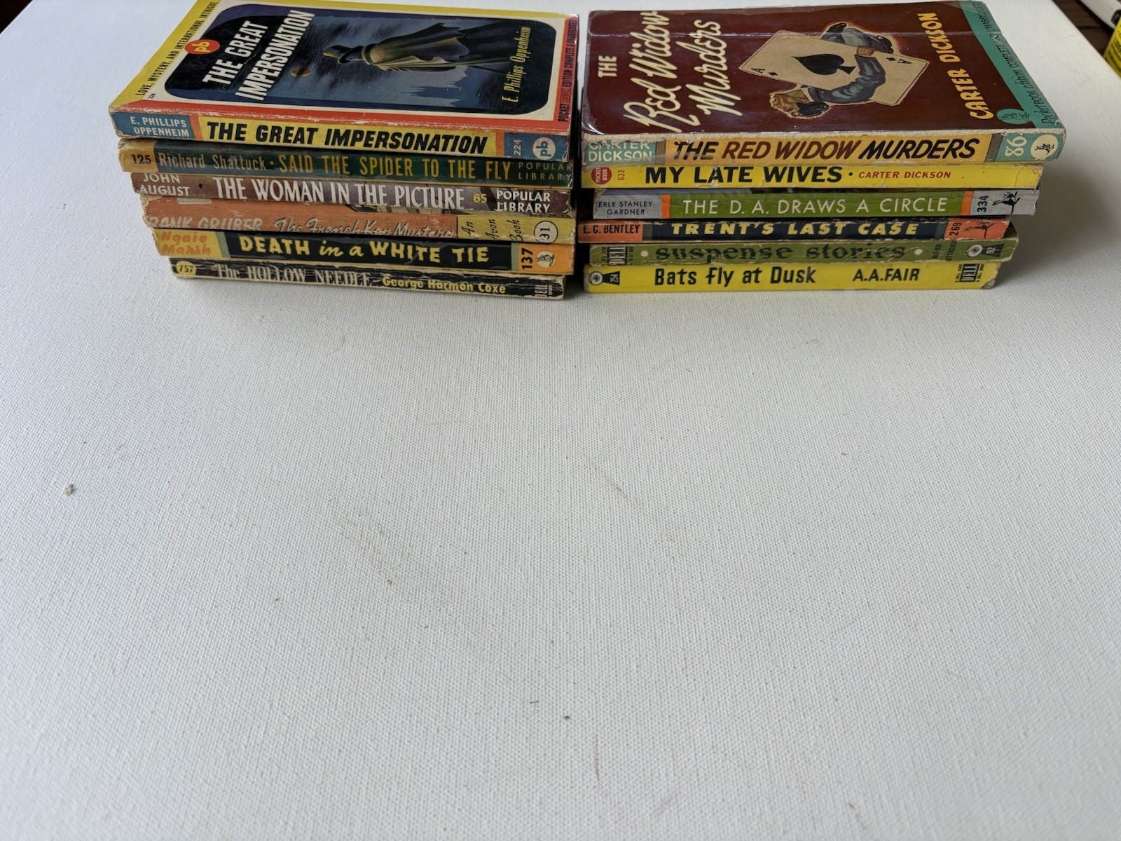 Vintage Pocket Books Early Mysteries ( 1940’s) A. A. Fair, Ngaio Marsh….