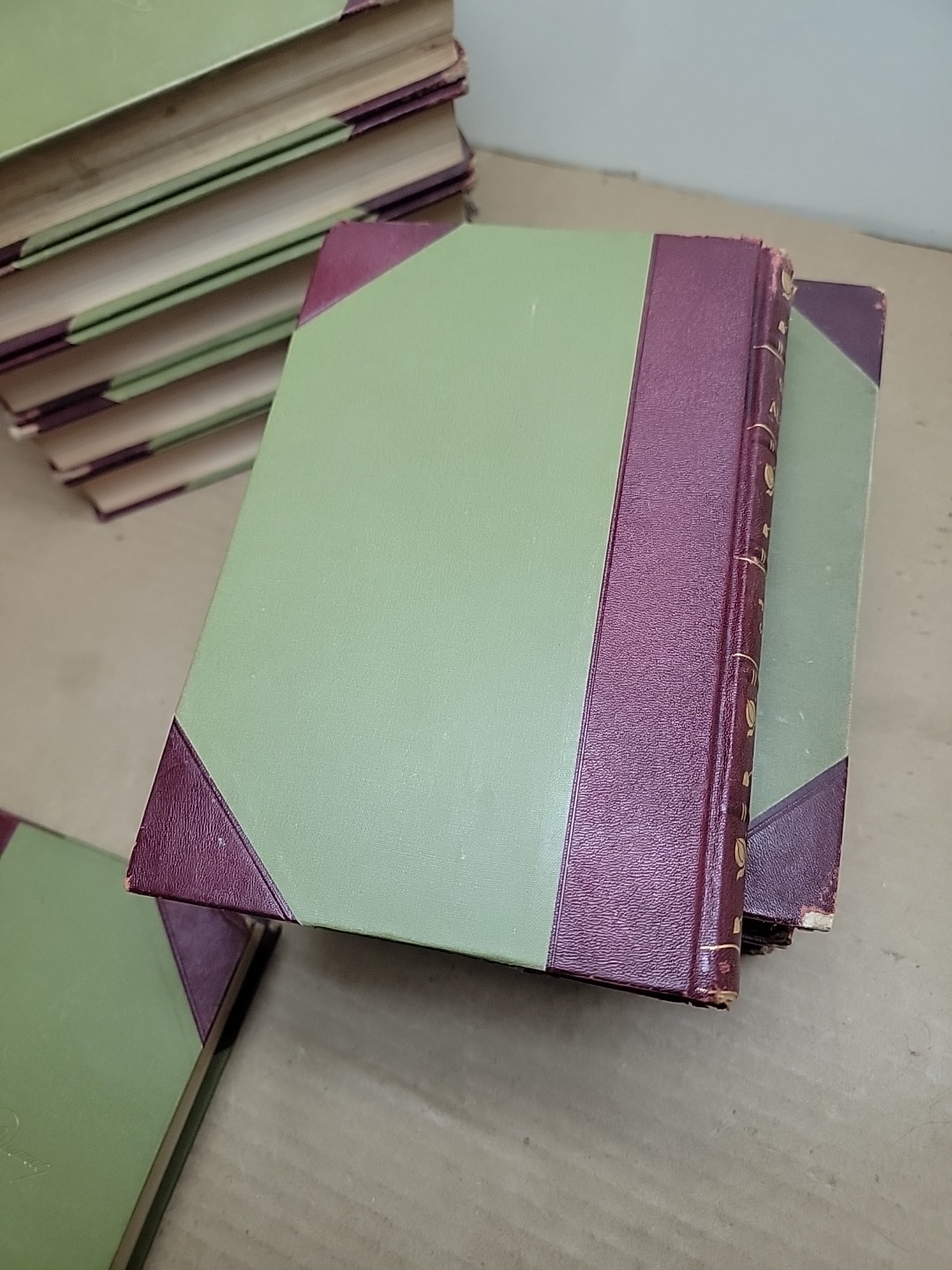Works of Alexander Dumas Set of 10 Antique HC Volumes Kelmscott Crowell
