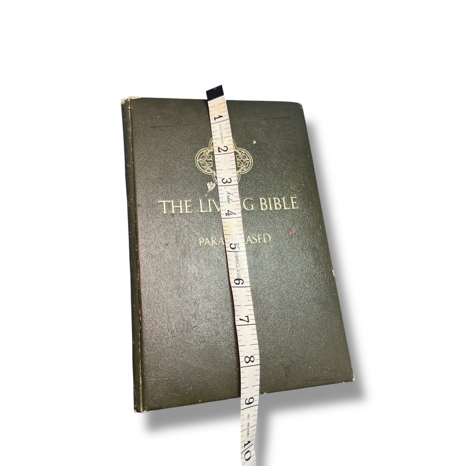 1973 The Living Bible Paraphrased Tyndale House Hardcover Twentieth Printing VTG
