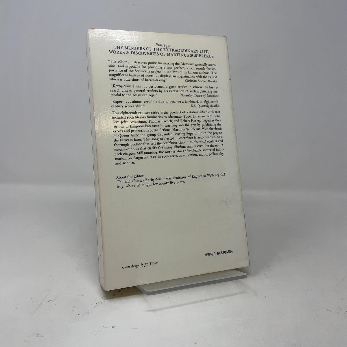 Memoirs of the Extraordinary Life, Works & Discoveries of Martinus Scriblerus by