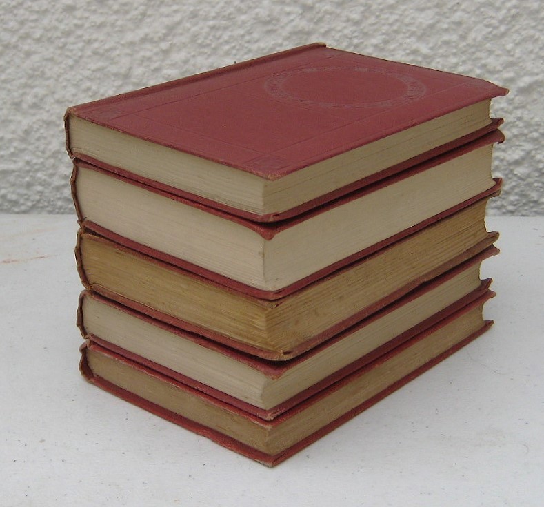 Classic Vintage, Antique Literature Bundle x 5, T.Nelson & Sons