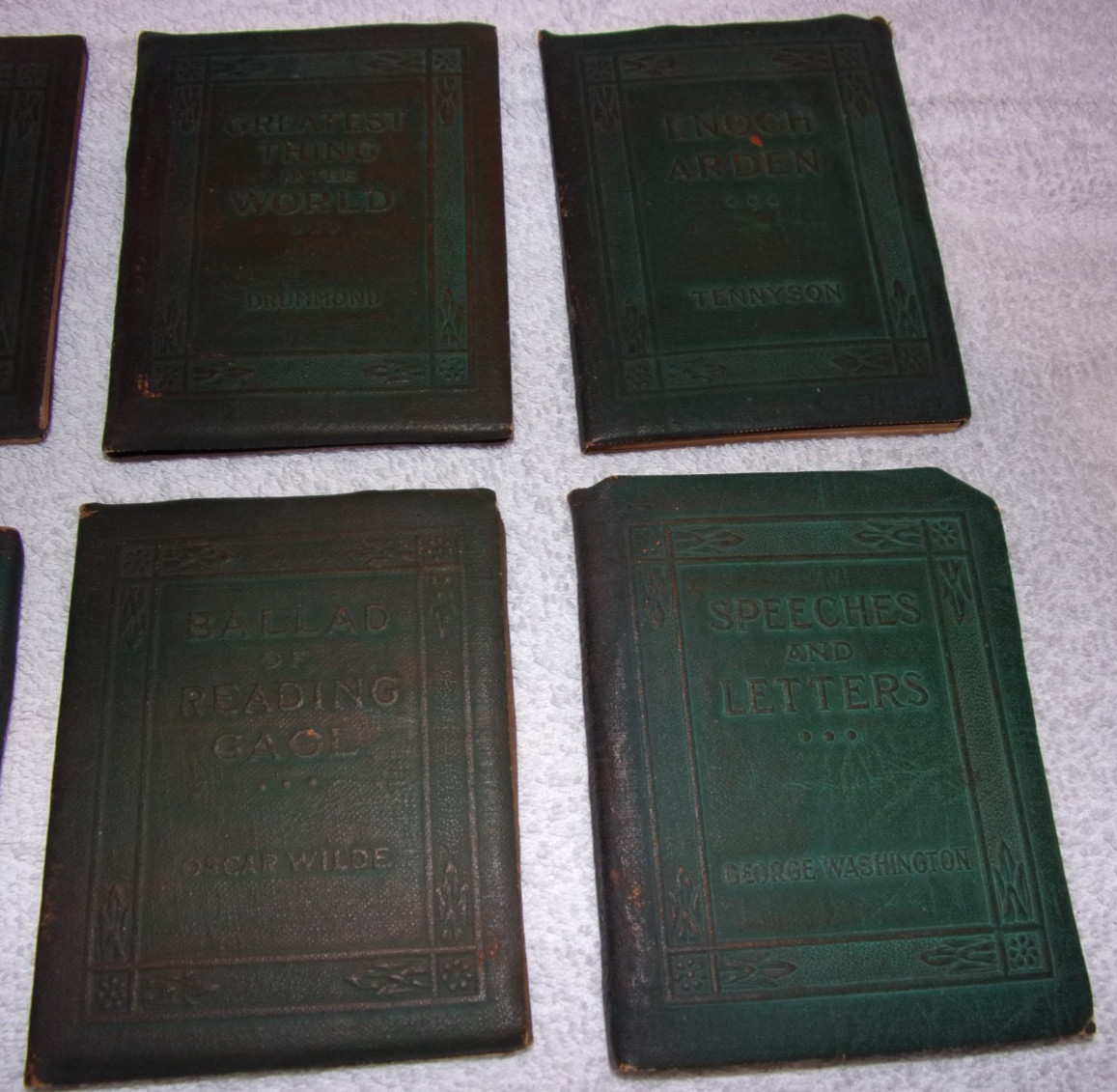 24 Little Leather Library Mini Books Various Writers Shakespeare, Poe, Wilde etc