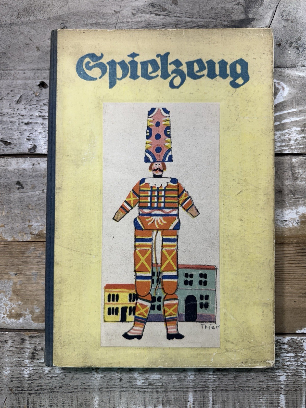 1922 RARE Antique German Toy Catalogue “Spielzeug” 40 color lithographs
