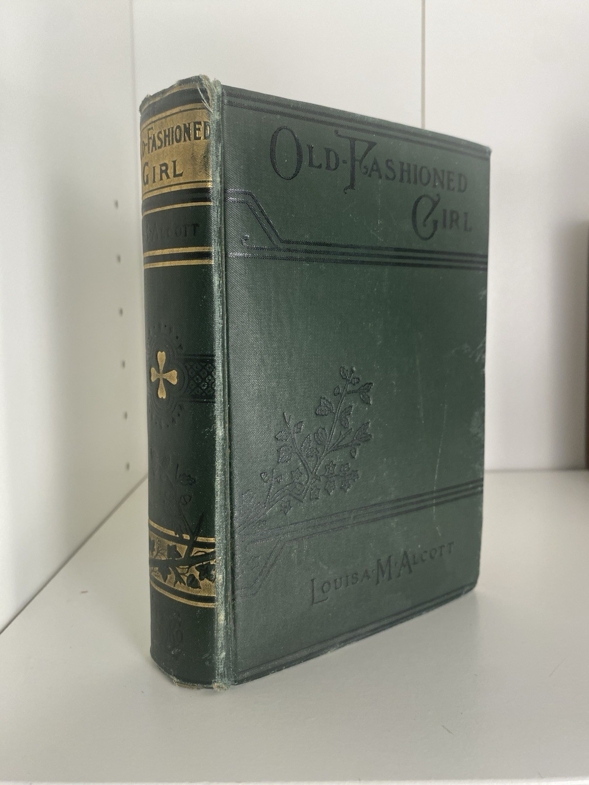 LM Alcott 3 ANTIQUE Books ca. 1900 Gilt Victorian Spines Rare Excel. Condition