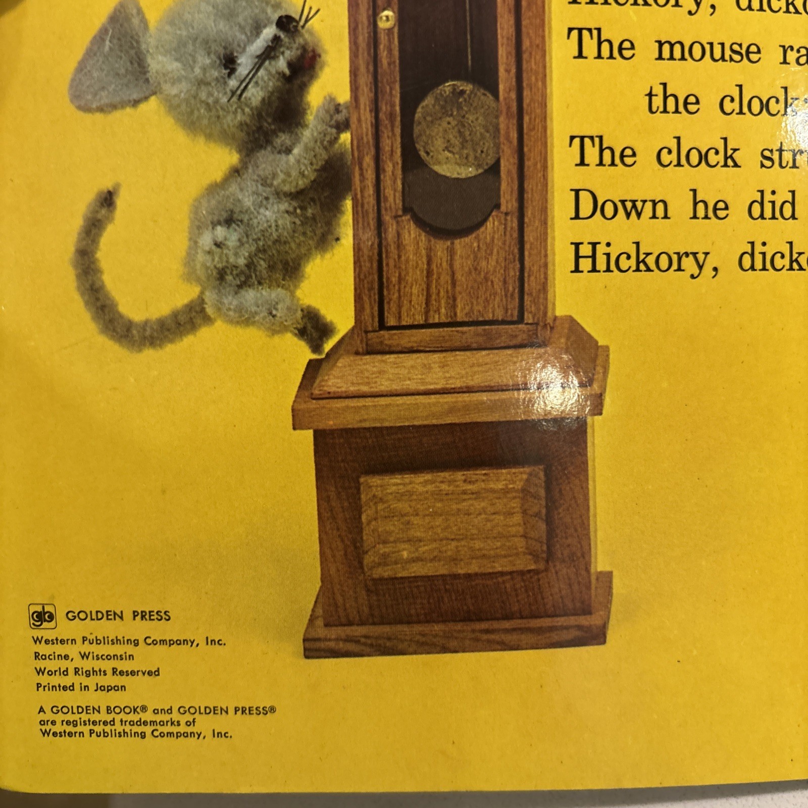 Nursery Rhymes Golden Book 1970 Board Book A Golden Book