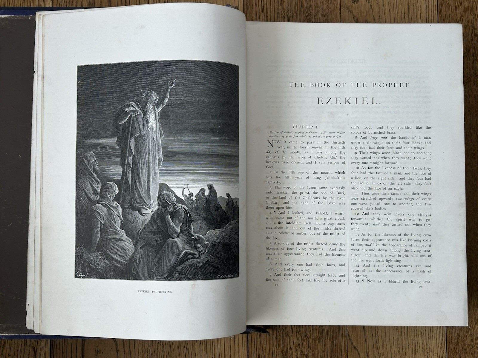 c1880 The Holy Bible Old & New Testament – GUSTAVE DORE – *SEE DESCRIPTION*