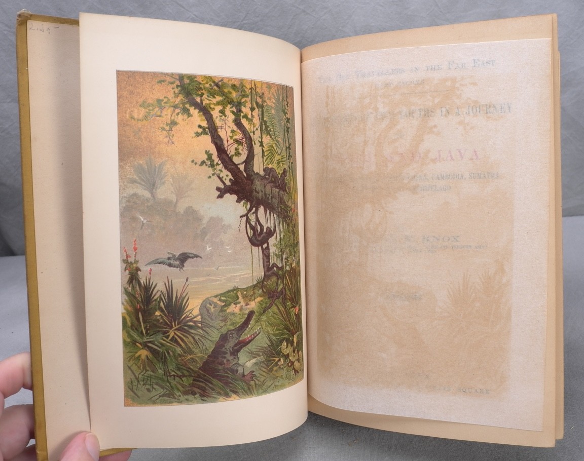 The Boy Travellers in the Far East, Siam and Java, Thomas Knox, Harper, 1881!