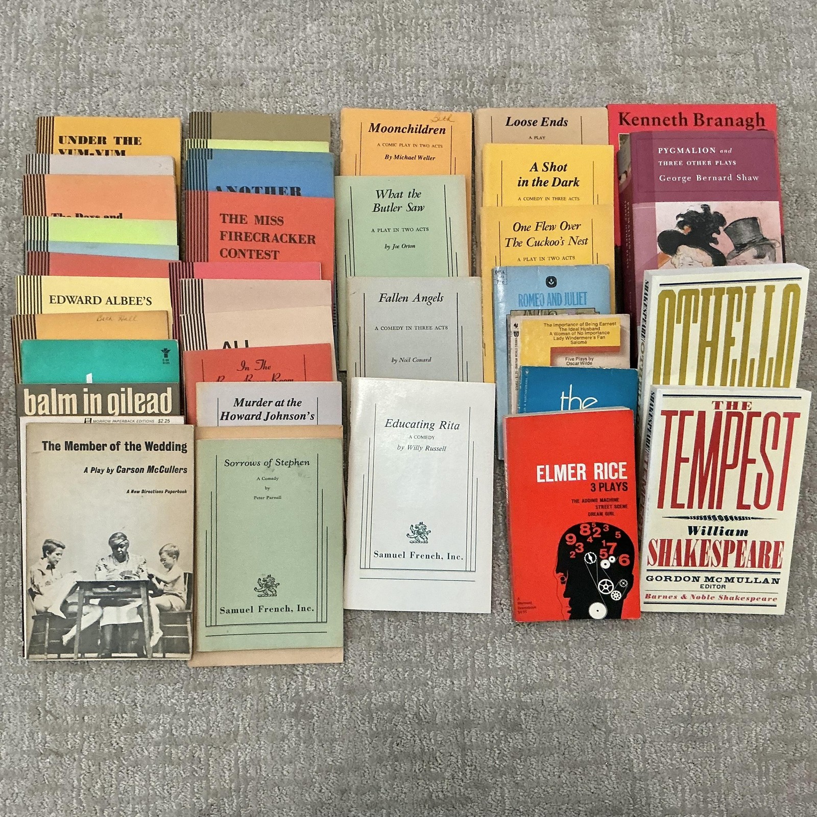 Vintage Lot Acting Edition Play 41 Scripts Drama Books Dramatists Samuel French