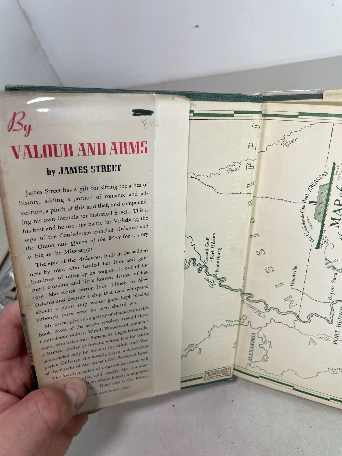 By Valour And Arms Hardcover James Street 1944 Dial Press