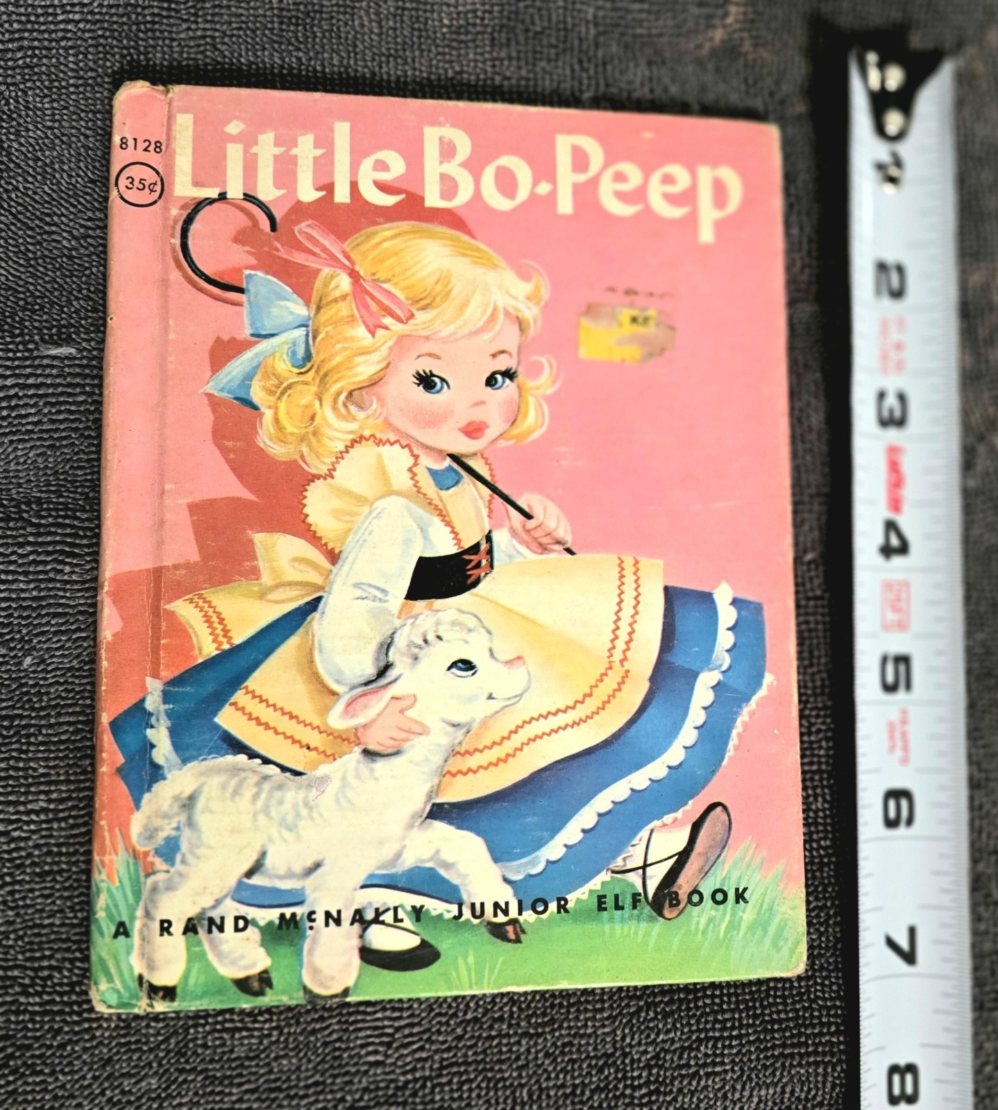 Little Bo-Peep Junior Elf Book Vintage 1966 by Rand McNally Hardcover Book
