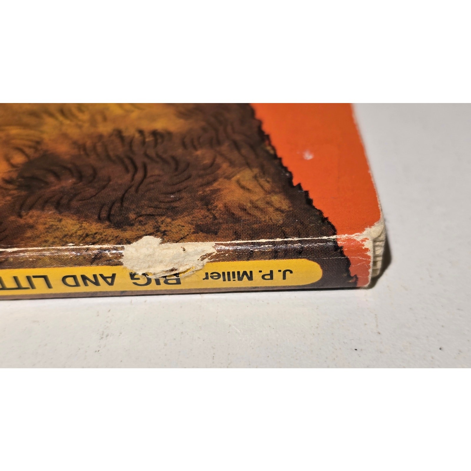 Vintage Random House Big and Little Board Book J P Miller Vintage 1976 Animals