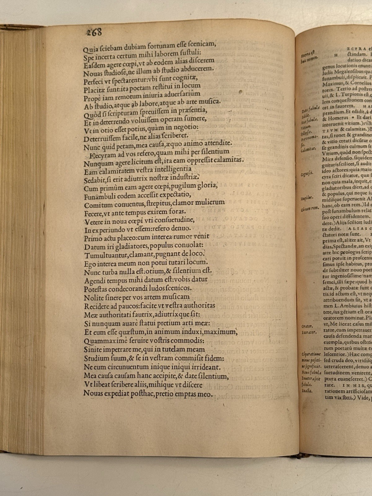 Terence’s Comedies 1536 ESTIENNE FOLIO; Ancient Classics Post-Incunable 1st Ed.