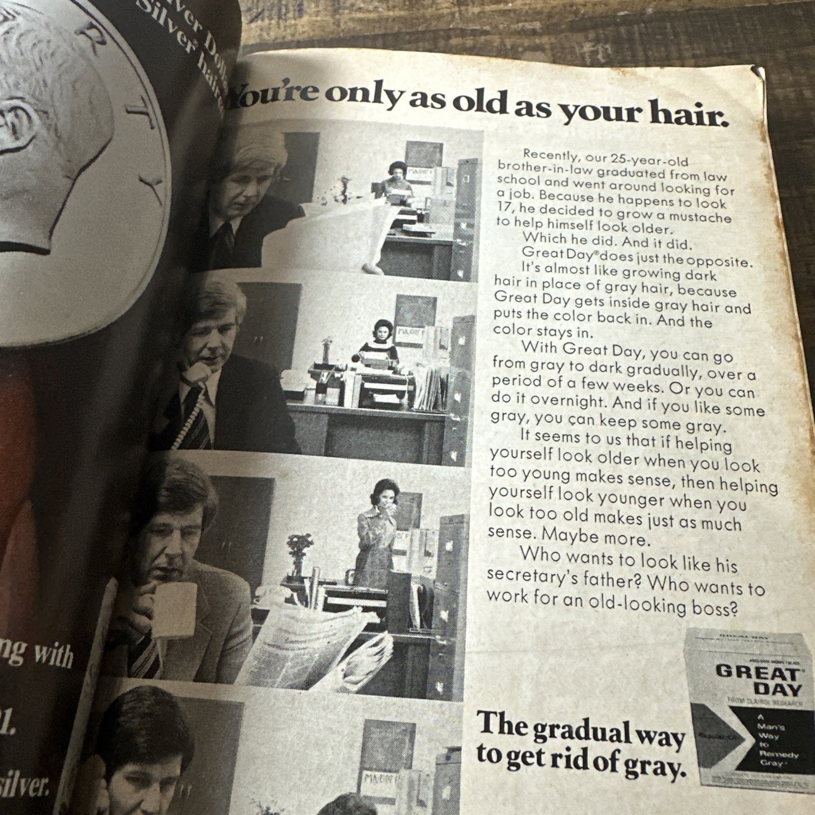 Readers Digest 50th Anniversary Edition Paperback 1972 Vintage Gold Cover Ads