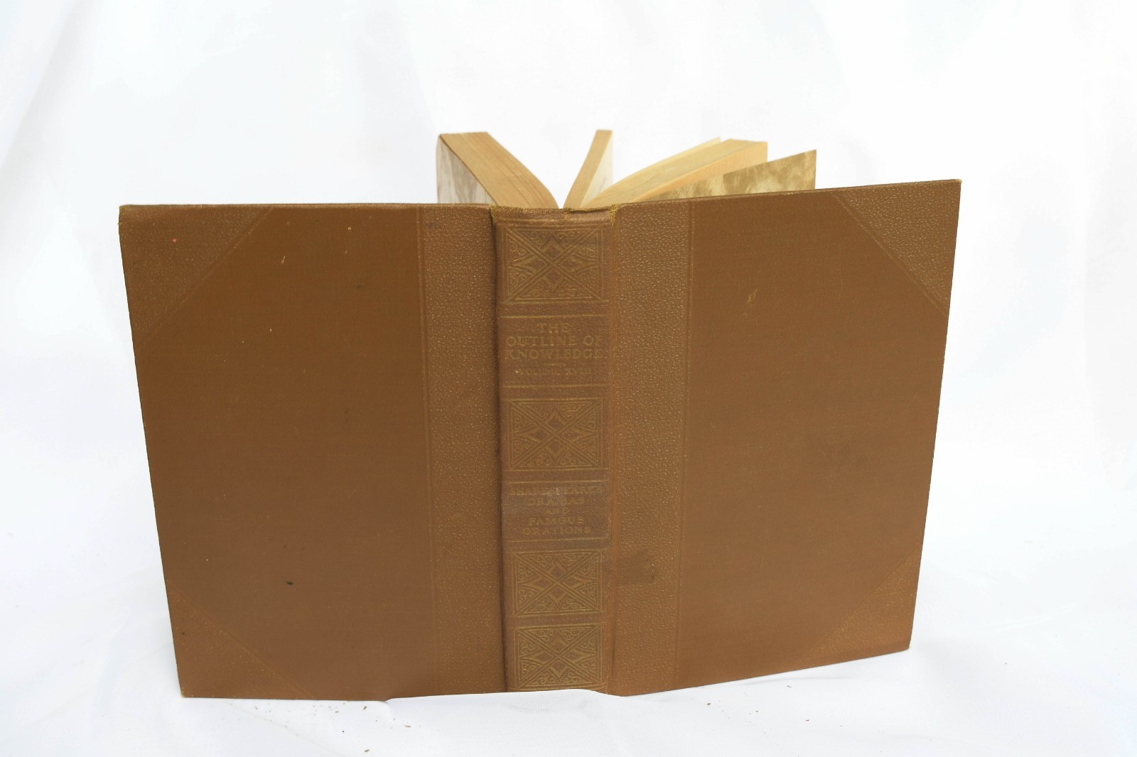 Antique 1924 – 15 Outline of Knowledge books edited by J.A Richards, New York