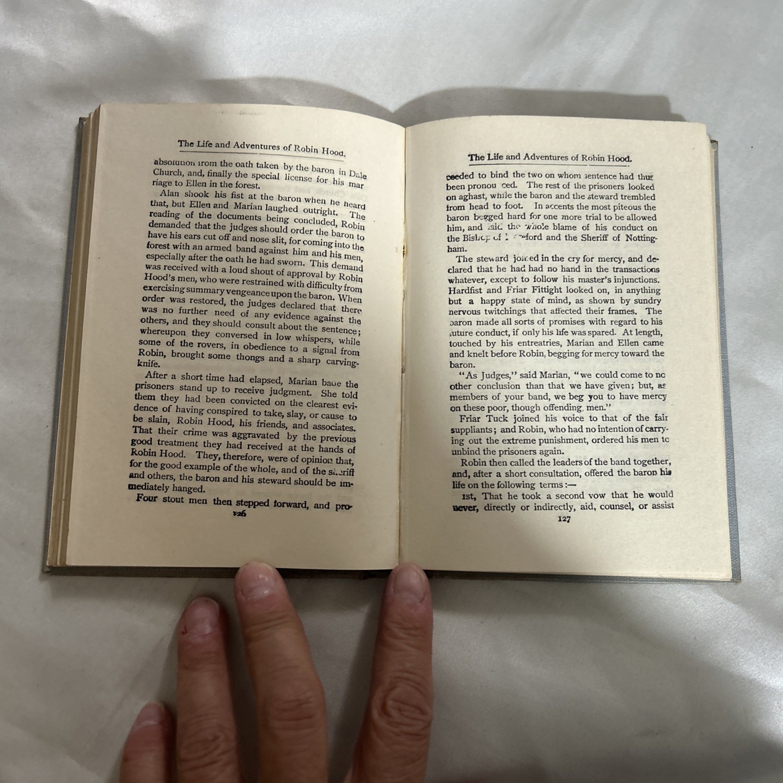 Antique Hardcover Book Edition Robin Hood & His Merry Boys’ Own Library Series