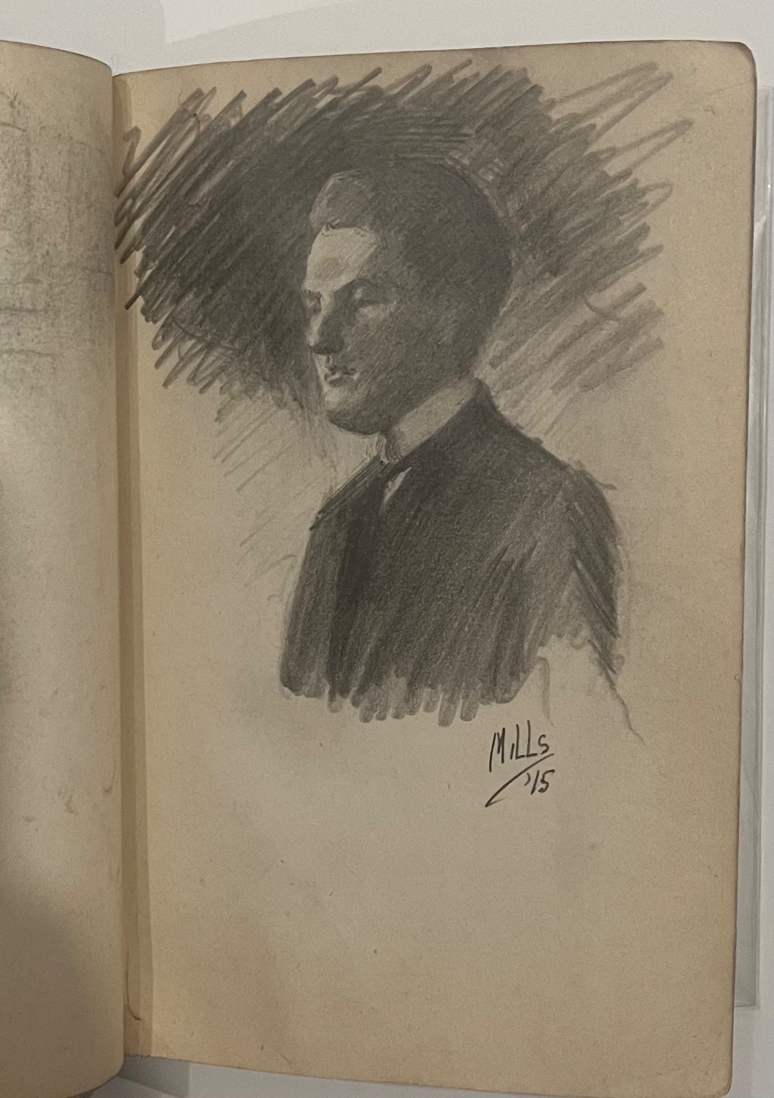 Antique Donald Mills (B. 1896) American Sketchbooks of Drawings