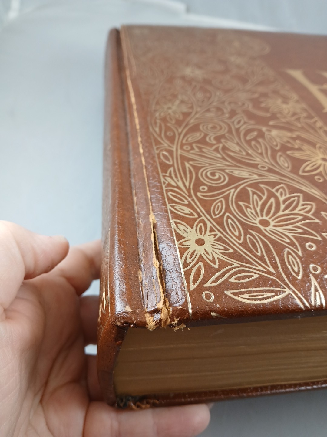 Vintage Holy Bible King James Version KJV Red Letter Heirloom Family Bible 1971