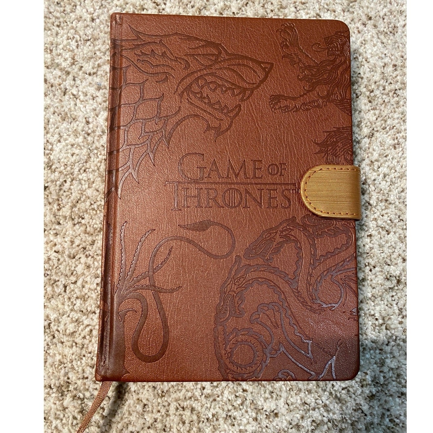 Game of thrones hardcover notebook journal with magnetic closure