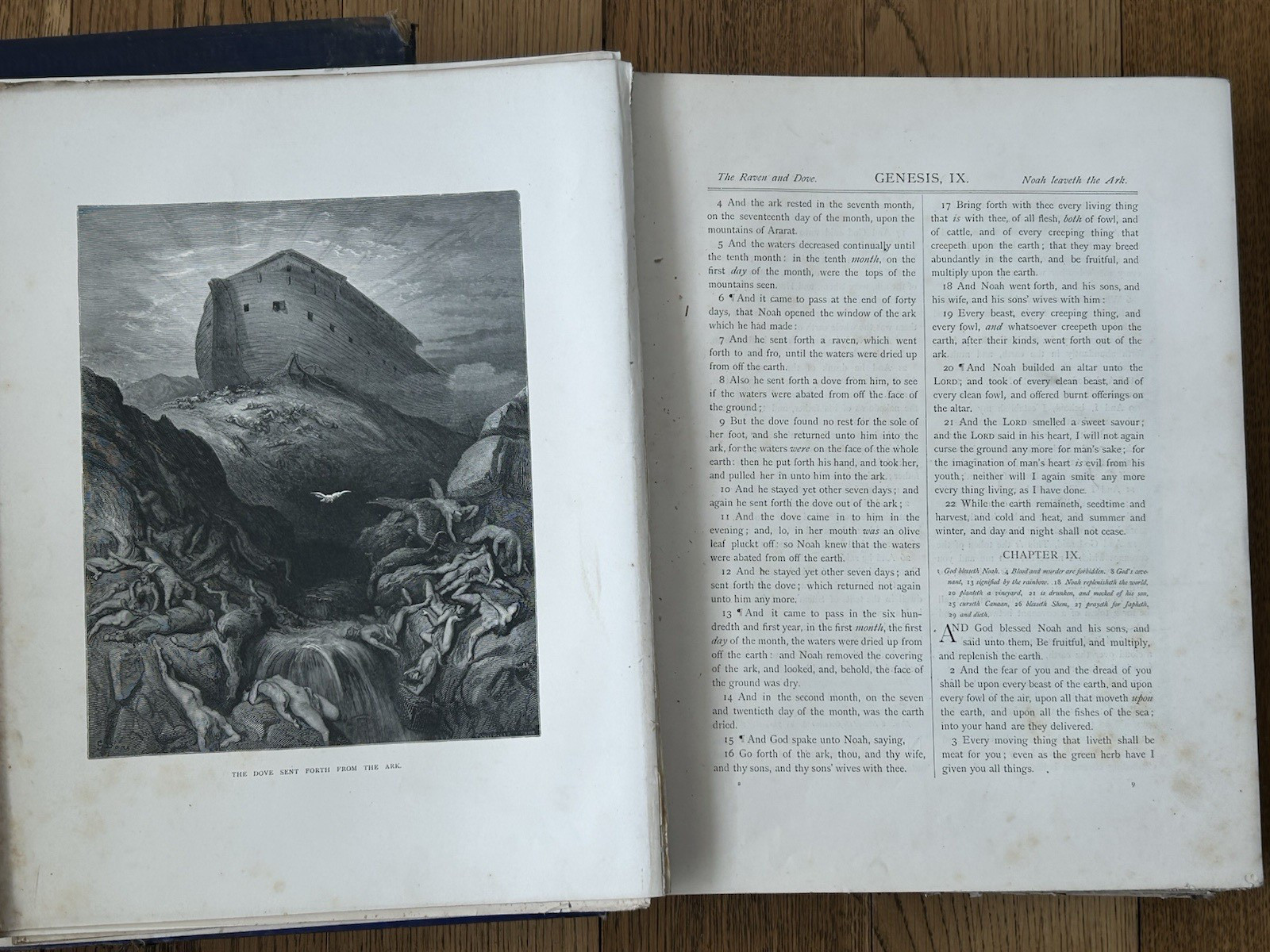 c1880 The Holy Bible Old & New Testament – GUSTAVE DORE – *SEE DESCRIPTION*