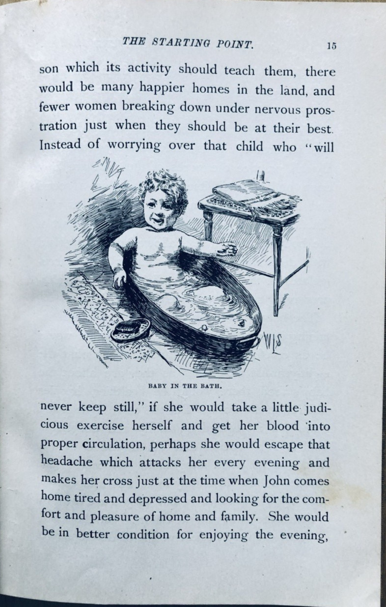 Johnson’s Physical Culture Primary Book, 1900 hardcover, 1st/1st illustrated
