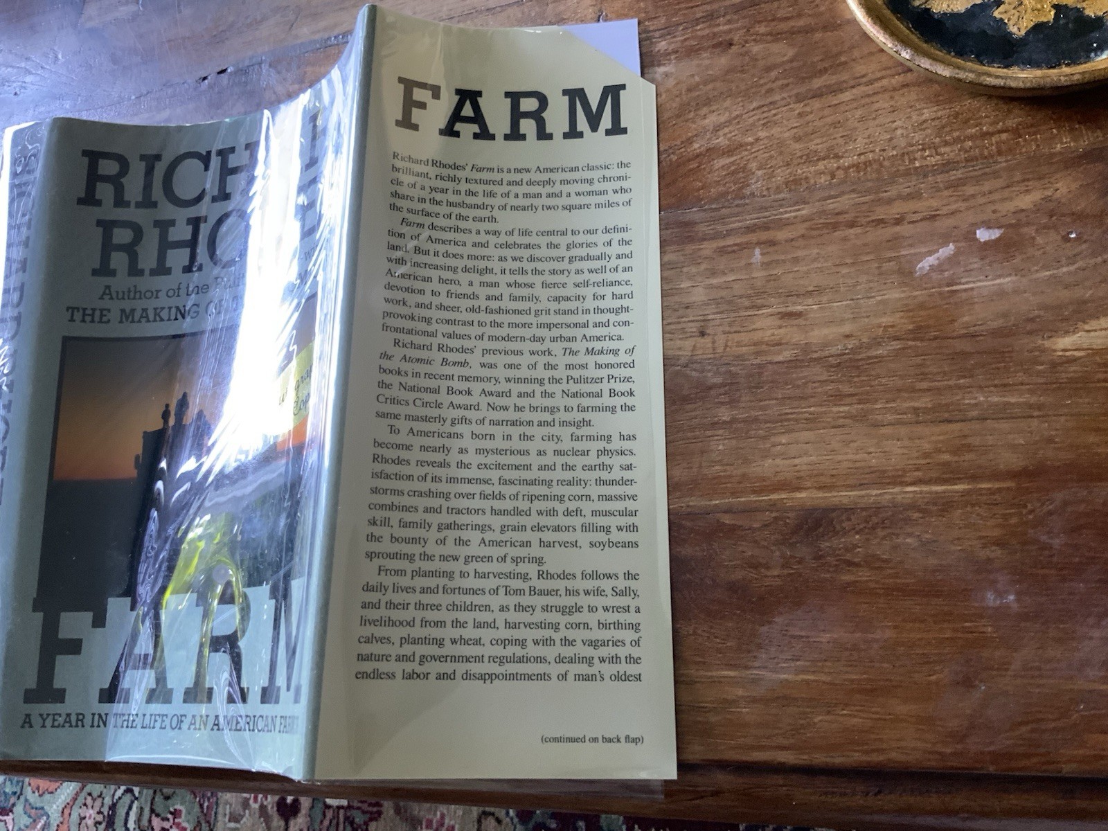Richard Rhodes ~ Farm ~ First Edition 1st Printing ~ SIGNED ~ 1989