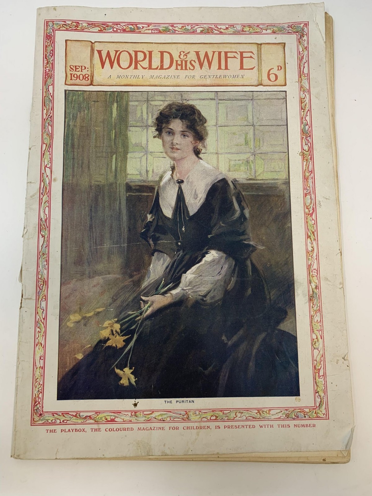 WORLD & HIS WIFE MONTHLY MAGAZINE FOR GENTLEWOMEN SEPTEMBER 1908 MONTHLY
