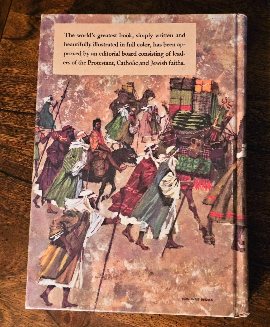 THE CHILDREN’S BIBLE – 1965 – GOLDEN PRESS – HARDCOVER ILLUSTRATED