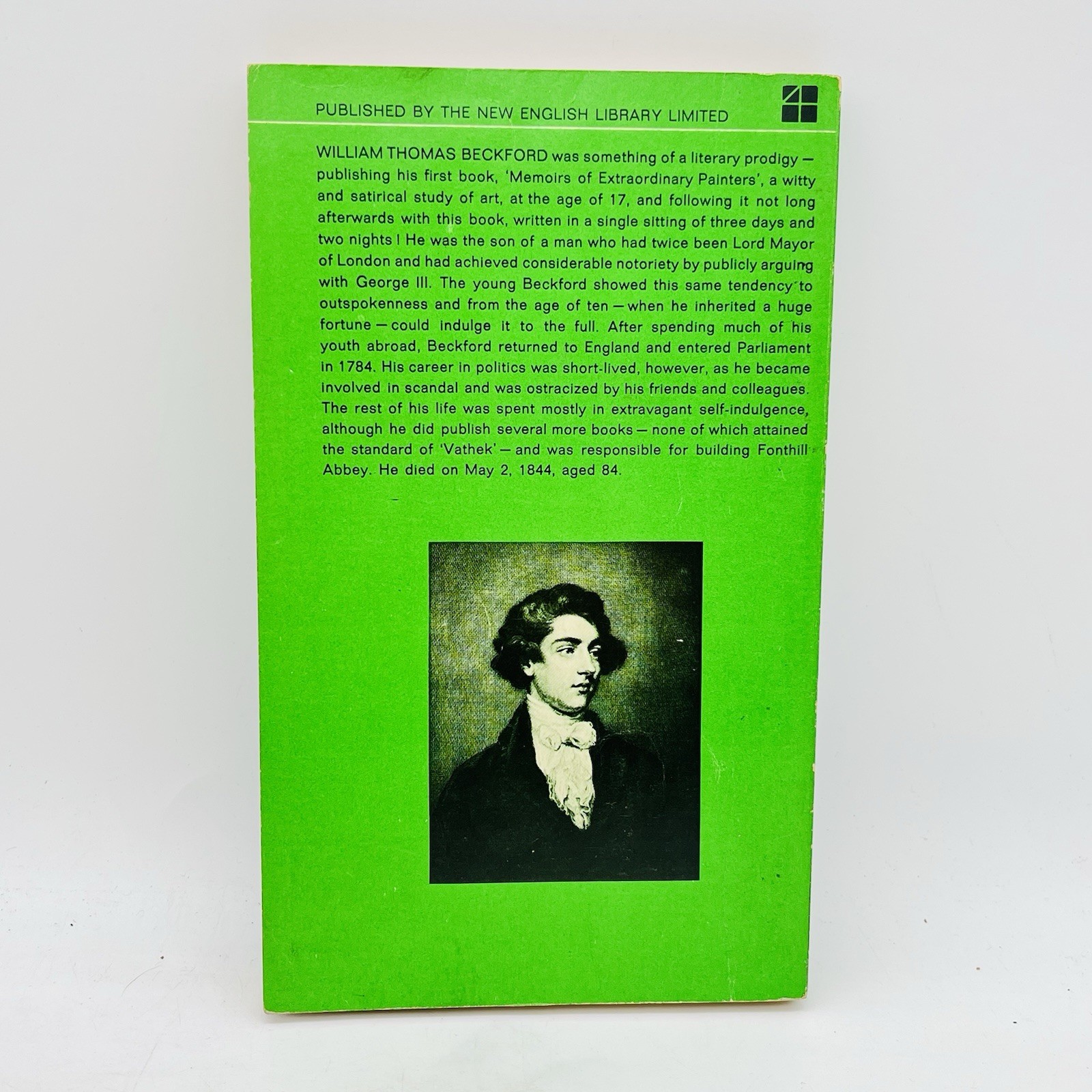 Vathek William Beckford 1966 Four Square Paperback Book