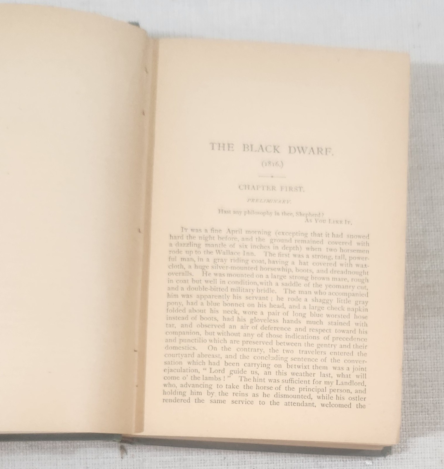 Waverly Novels OLD MORTALITY & THE BLACK DWARF by Sir Walter Scott Nice Edition