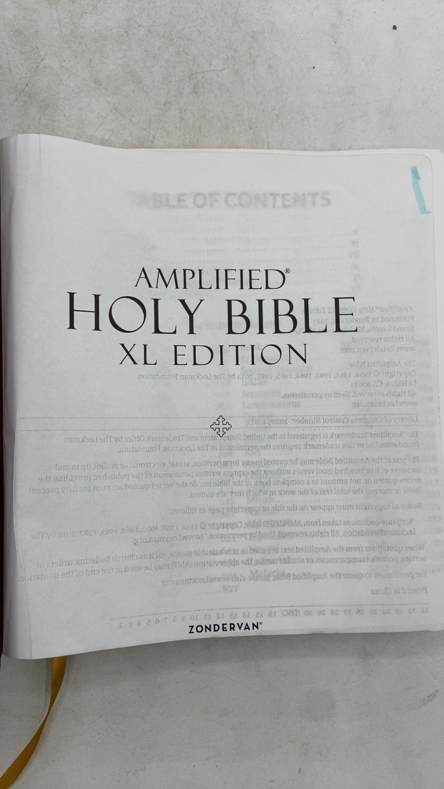 Amplified Holy Bible XL Edition Hardcover XL Edition 2021