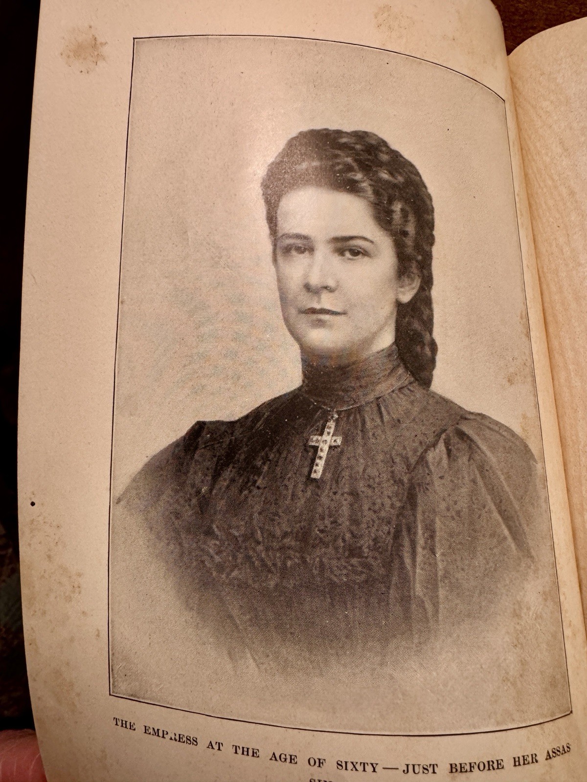 1901 The Martyrdom of an Empress Harper Antique Decorative Cloth Imperial Eagle