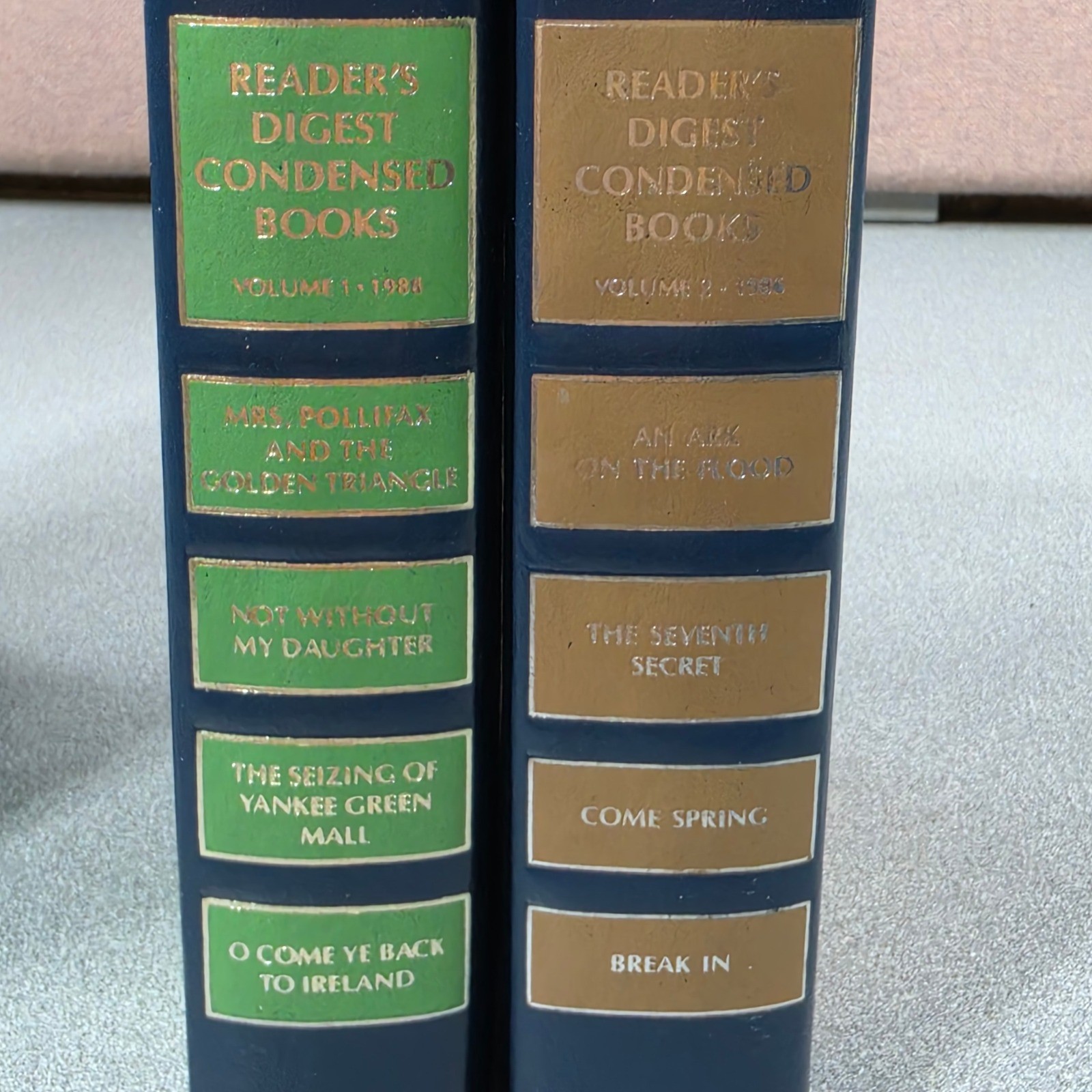 Readers Digest Condensed Books Set 4 Excellent Vintage Books Decor