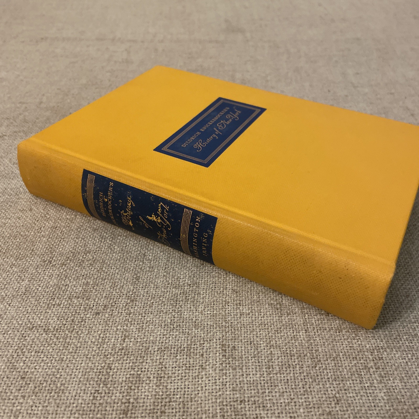 History of New York Washington Irving Knickerbocker Slip Case Heritage Press