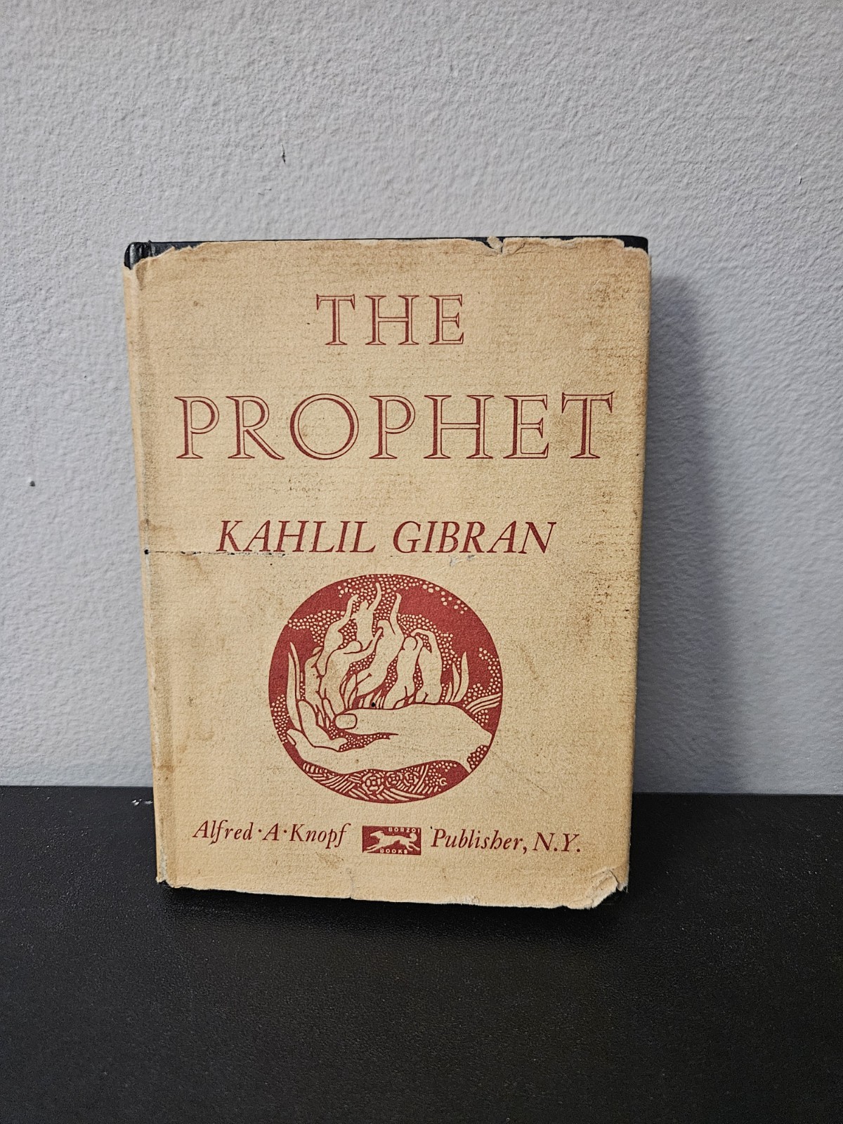 Vintage The Prophet Kahlil Gibran Hardcover Alfred A Knopf Borzoi Books Poetry