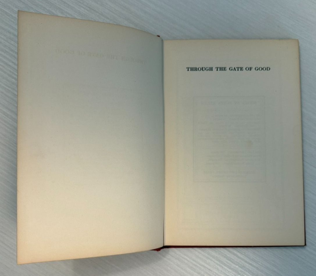 Through the Gate of Good James Allen 1909 Sheldon Press New Thought Antique HC