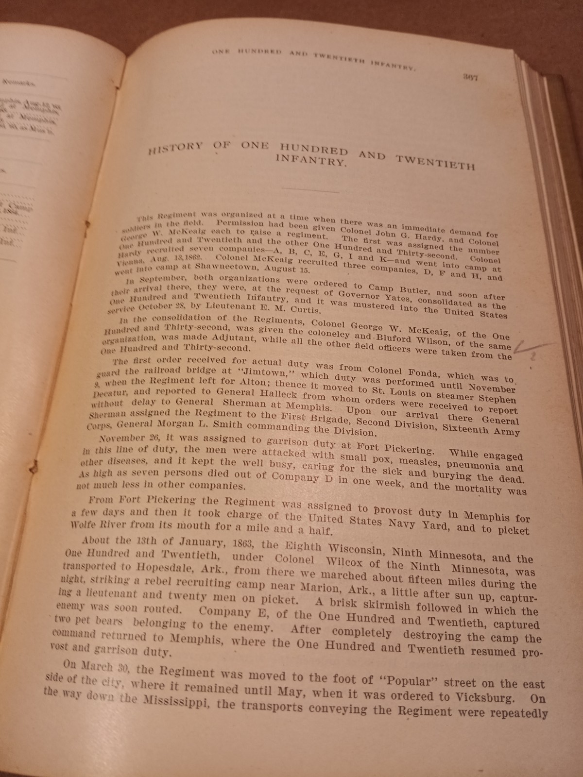 Adjutant General Report Illinois Vol. 6 1861-1866 Book. 106th To 131st Regiment