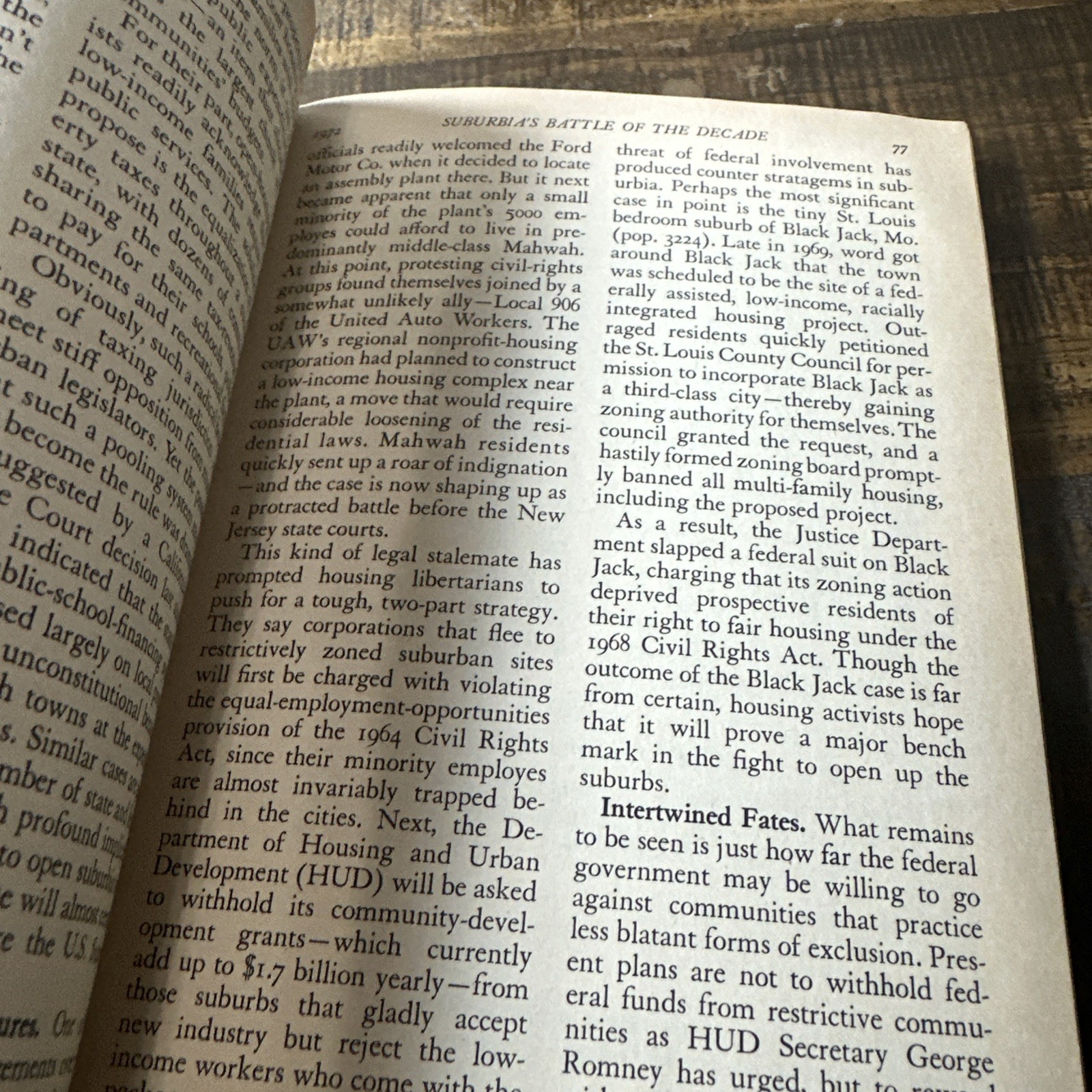 Readers Digest 50th Anniversary Edition Paperback 1972 Vintage Gold Cover Ads