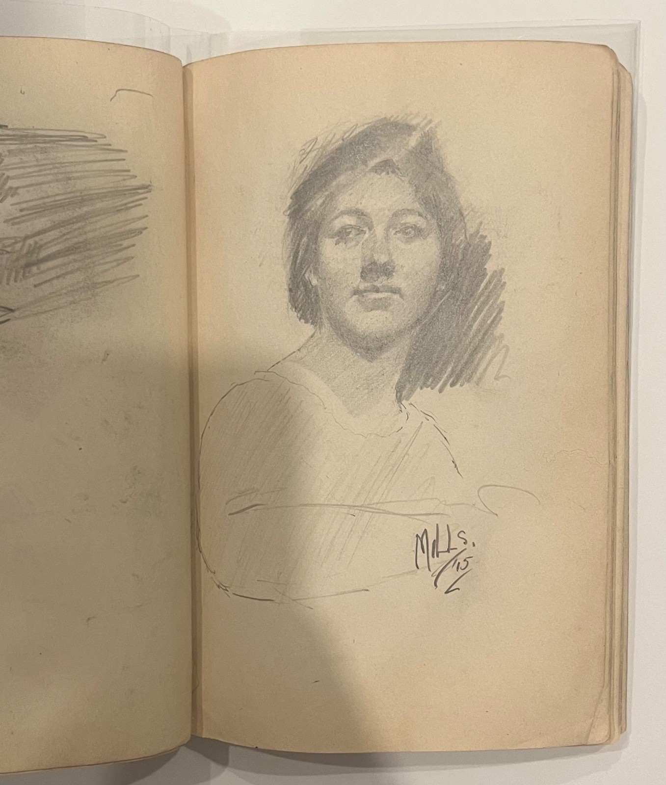 Antique Donald Mills (B. 1896) American Sketchbooks of Drawings