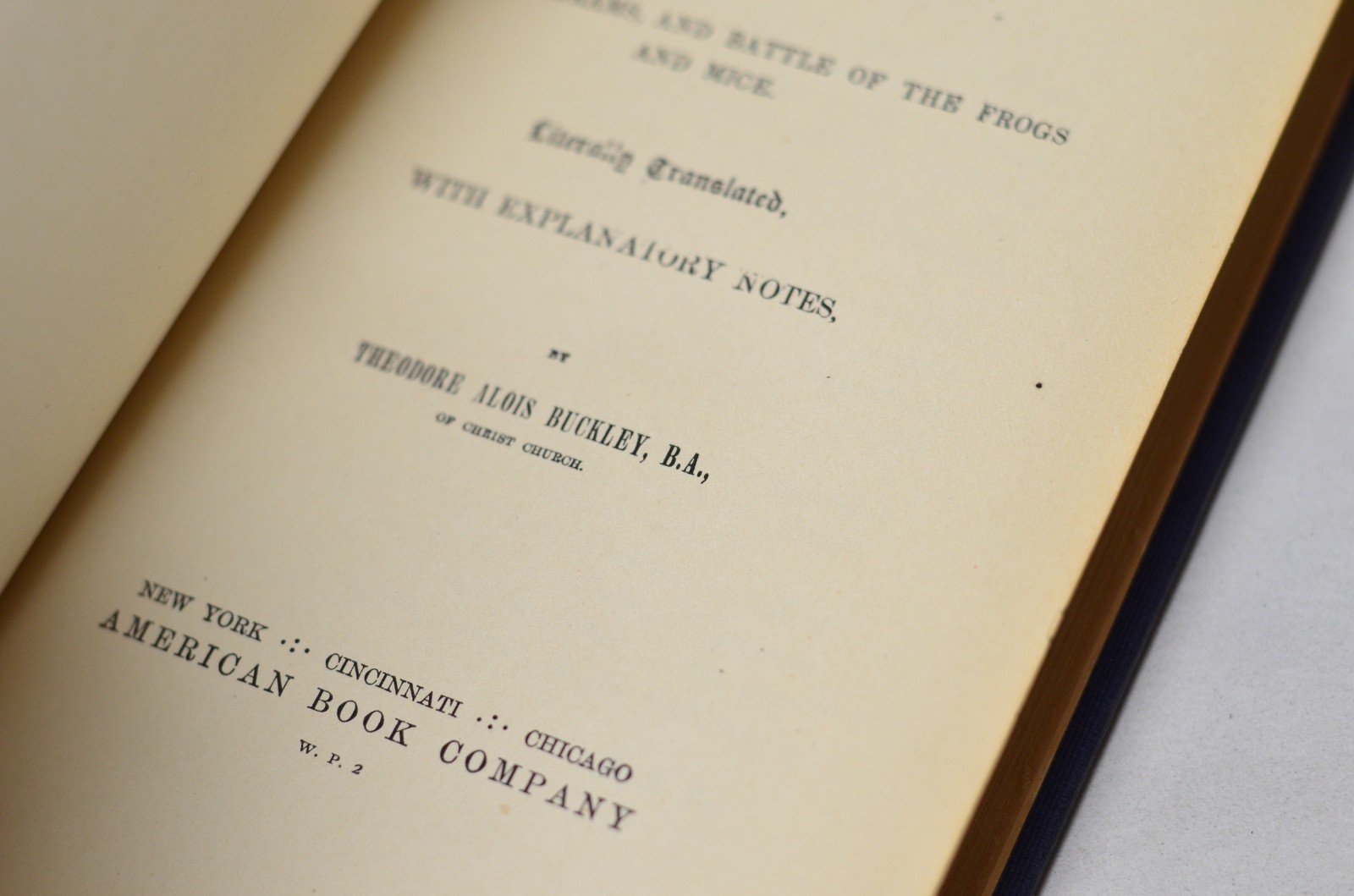 Antique The Odyssey of Homer circa 1890