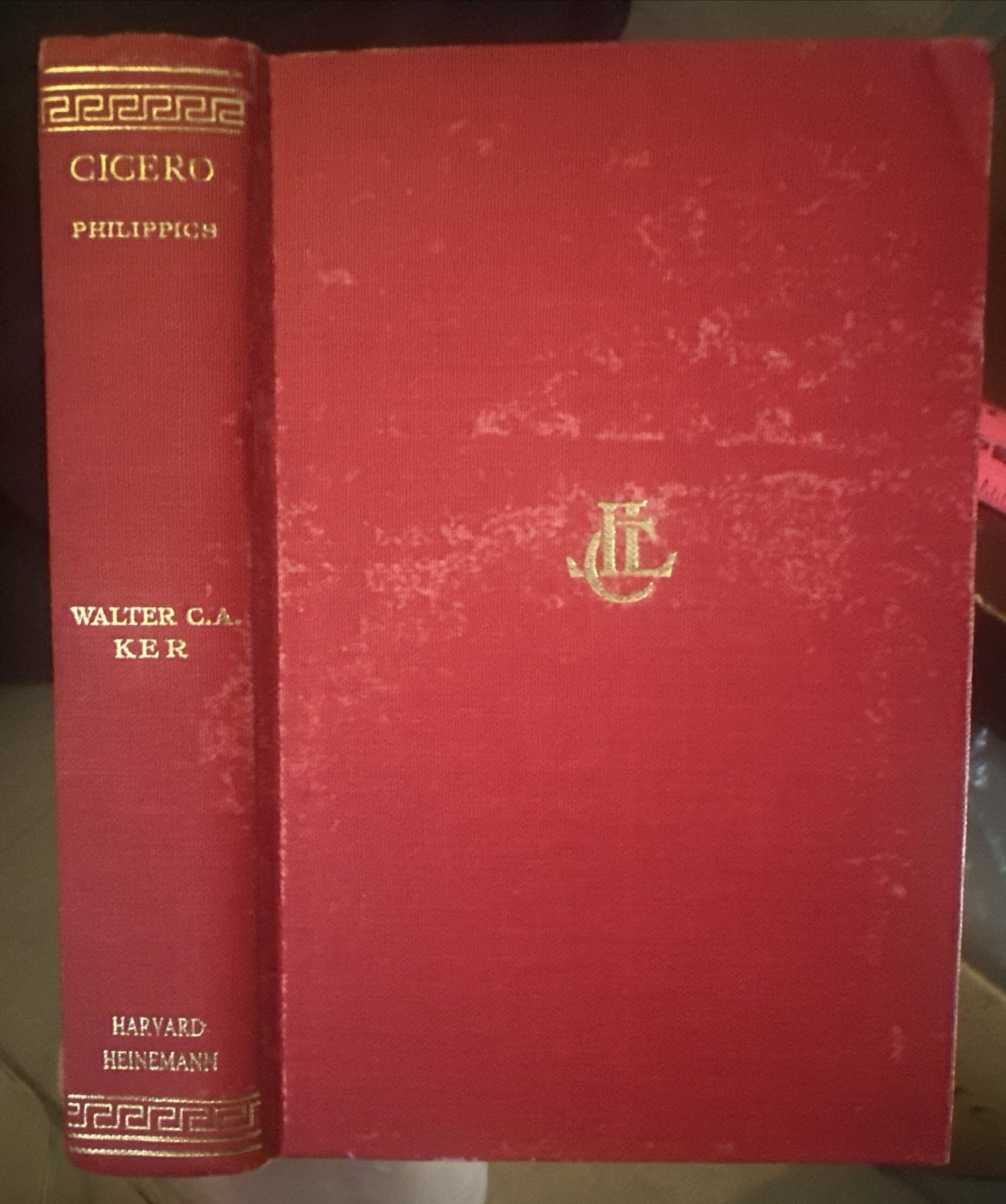 Cicero Vol. XV 15: Philippics; Loeb Classical Library #189 Latin-Eng. HC UK 1969