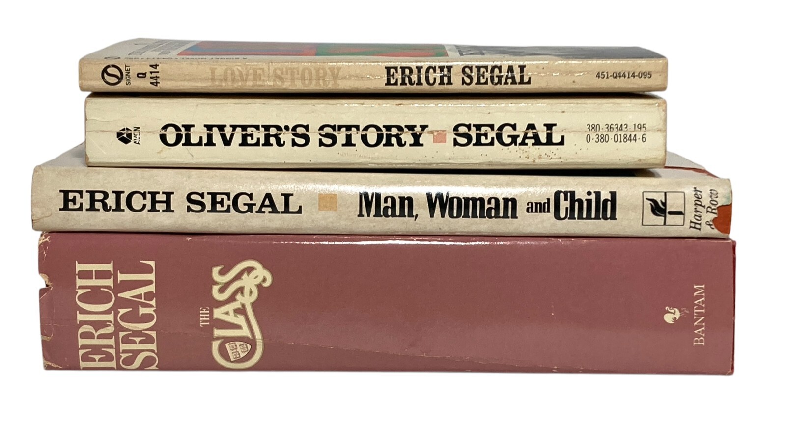 Erich Segal Love Story Oliver’s Story Man Woman Child The Class HC PB 4 Novels