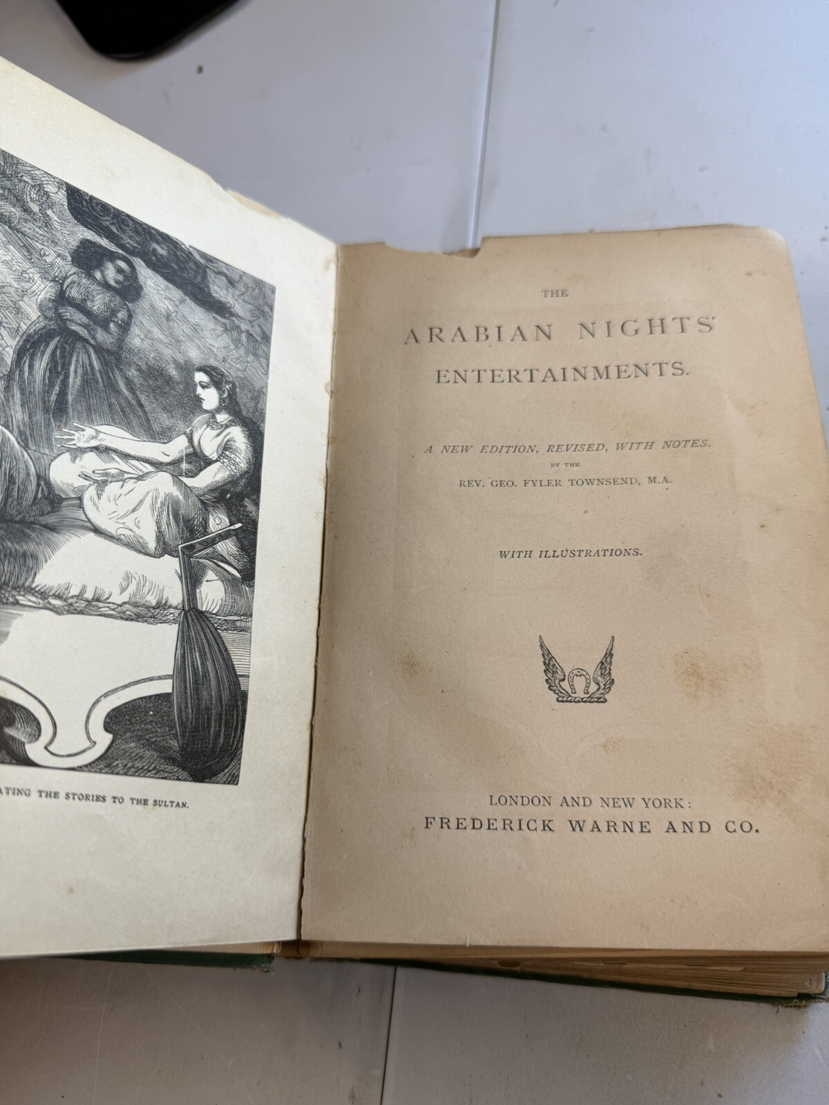 The Arabian Nights’ Entertainments” Frederick Warne c1890 Thousand & One Nights