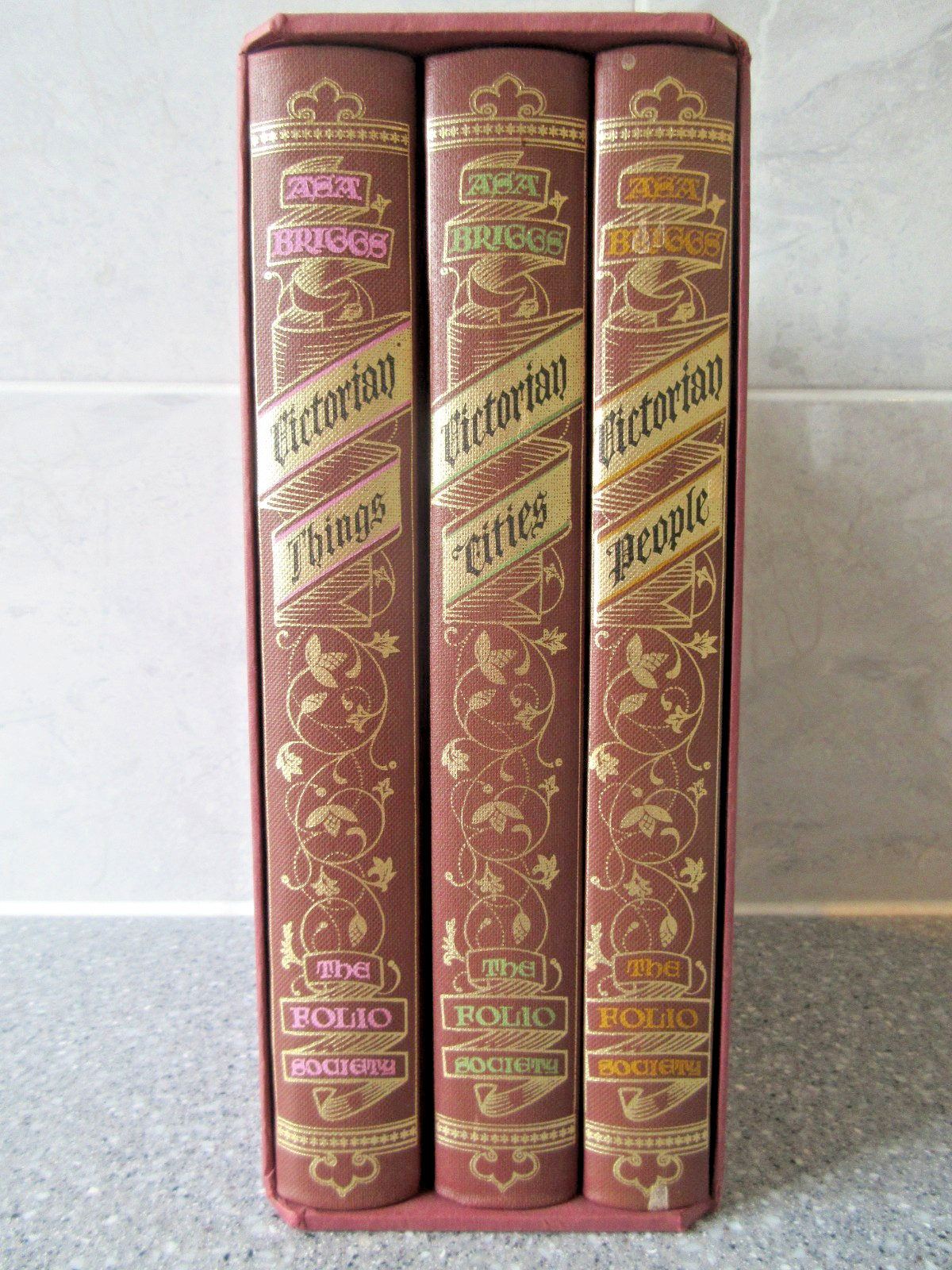 A Victorian Trilogy: People/ Cities/ Things. 3-Vol Luxury Edition in Case 1996