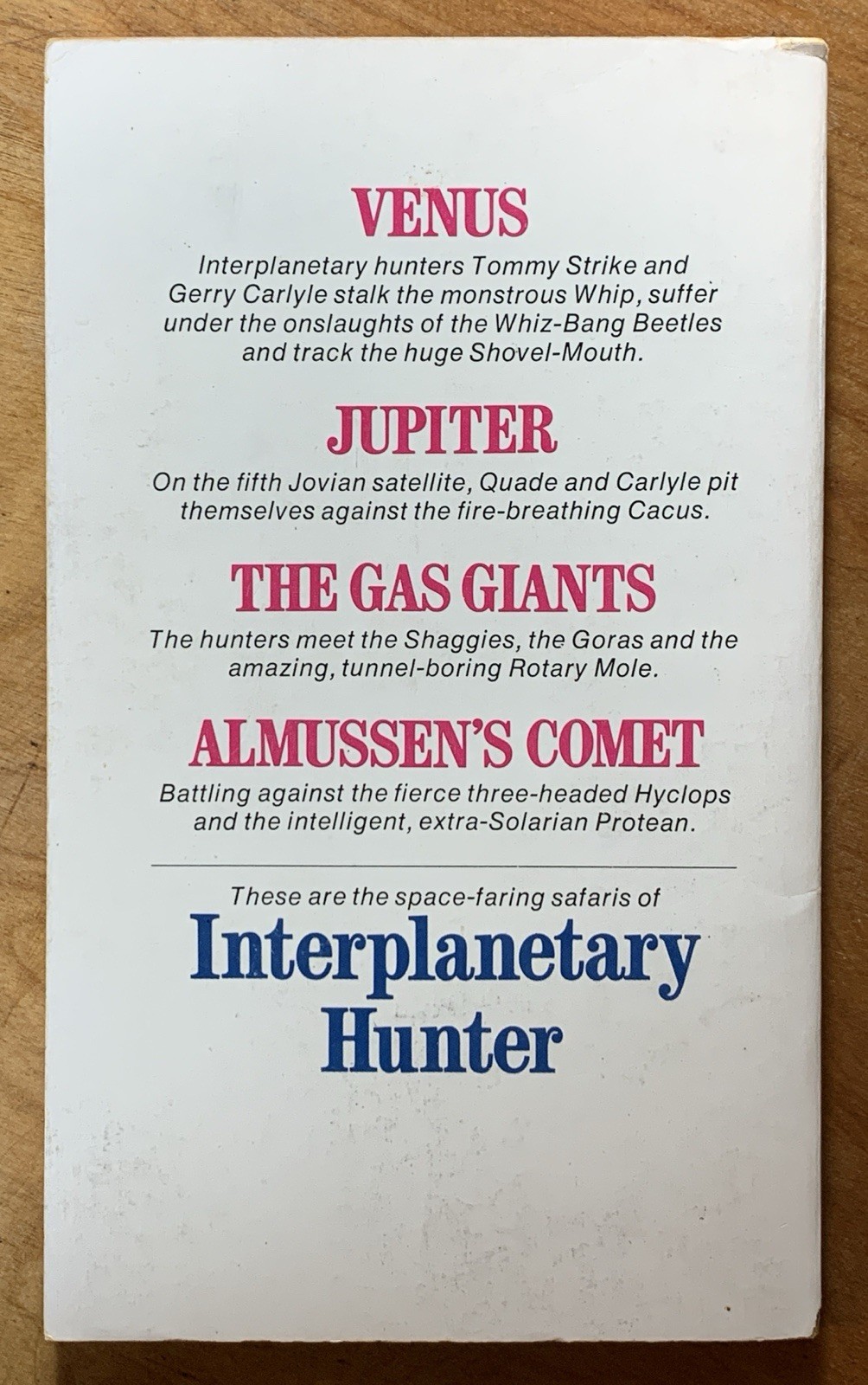 Interplanetary Hunter by Arthur K. Barnes – vintage 1972 Ace sci-fi pb