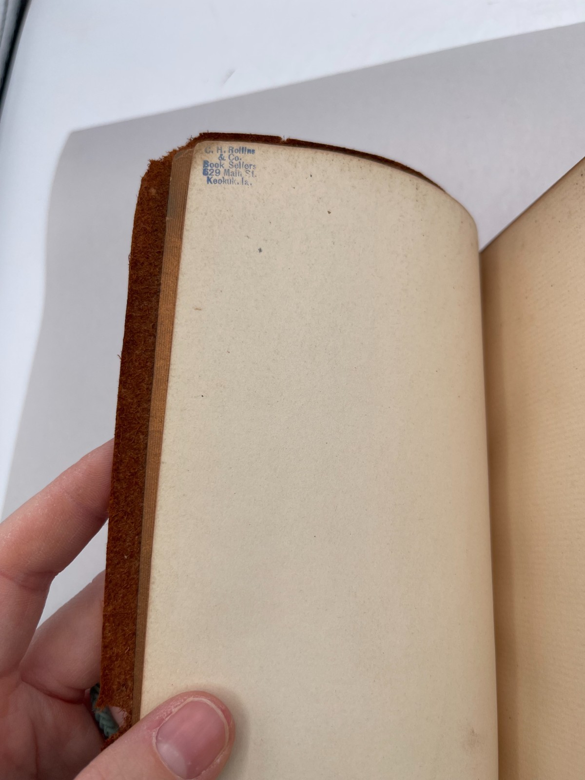In Perfect Peace Reverend J.R. Miller 1903 Softbound Leather Antique Religious