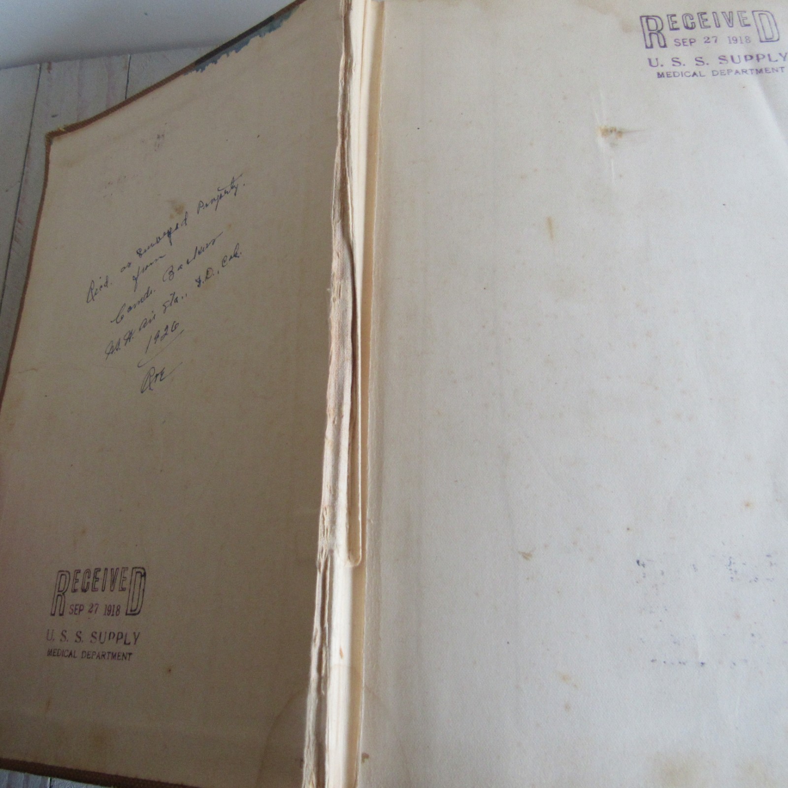 Antique Vtg The Dispensatory of the United States of American 1918 20th Edition