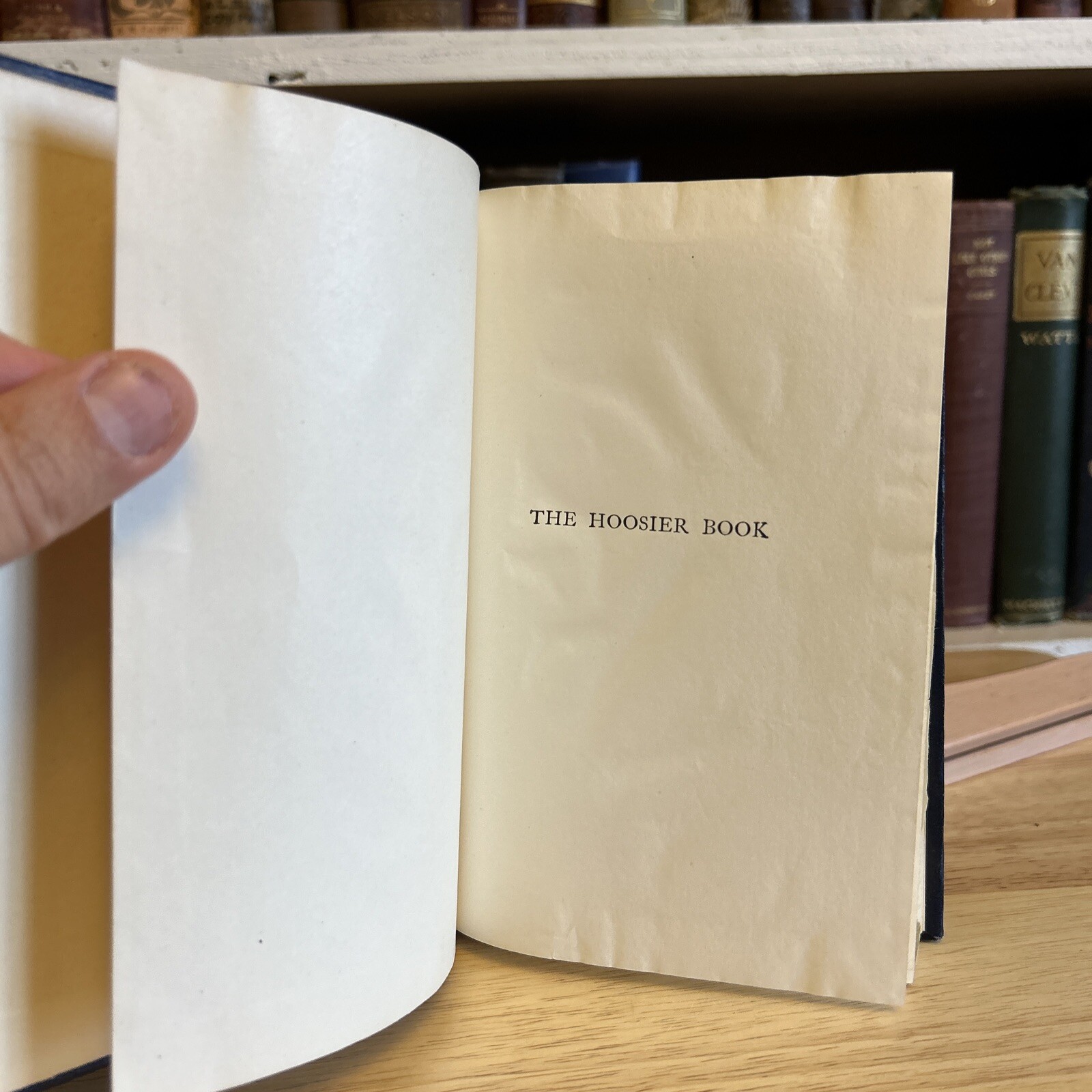 THE HOOSIER BOOK OF RILEY VERSE Bobbs-Merrell Co HC 1916 Vintage