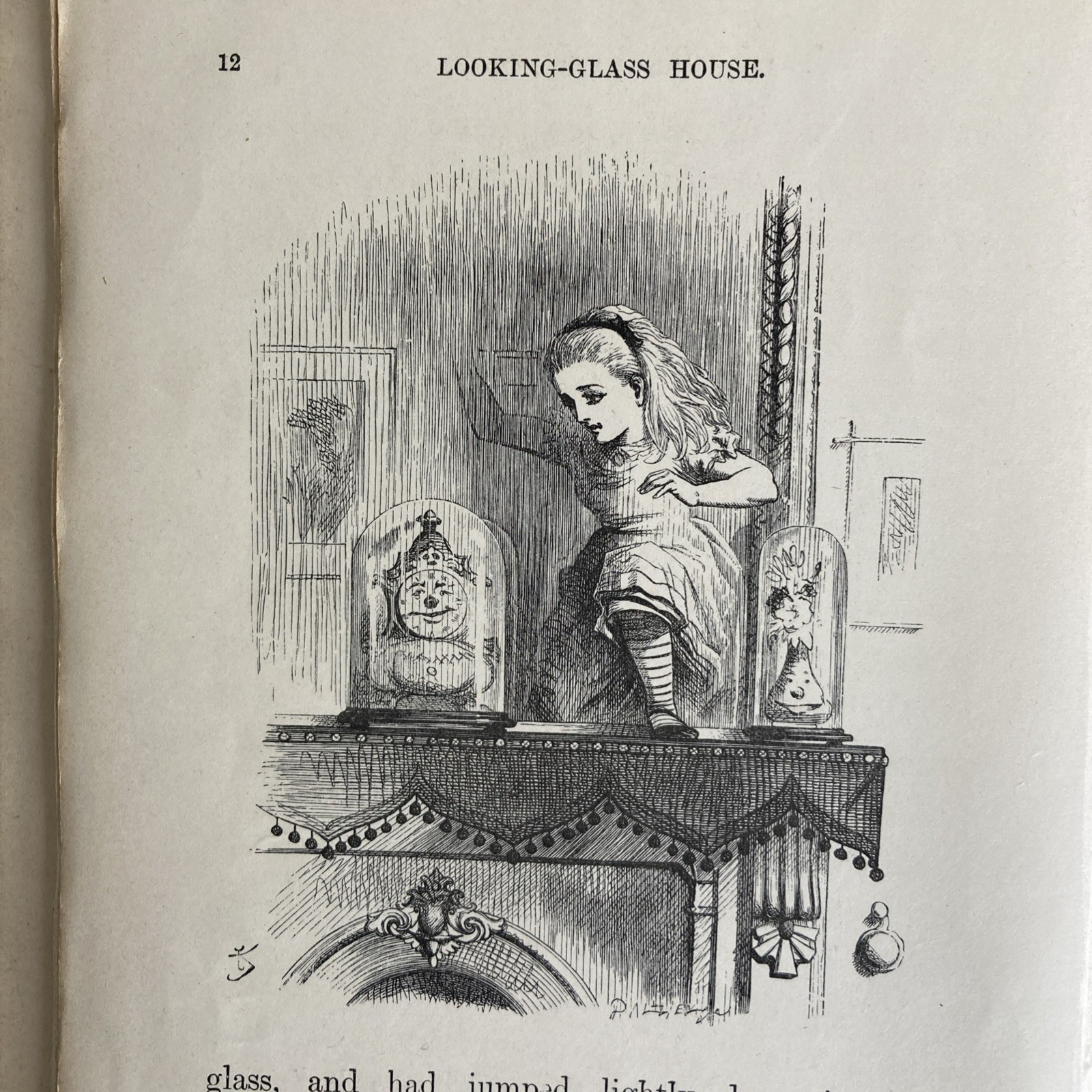 1872 Through The Looking Glass by Lewis Carroll First Edition Spares / Repair