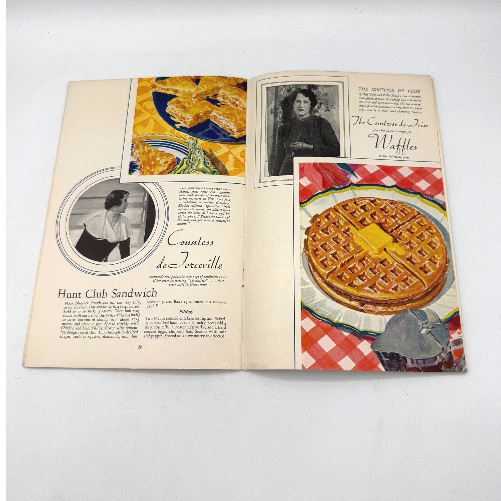 Betty Crocker Bisquick 101 Delicious Creations Booklet 1933 Vintage Movie Stars