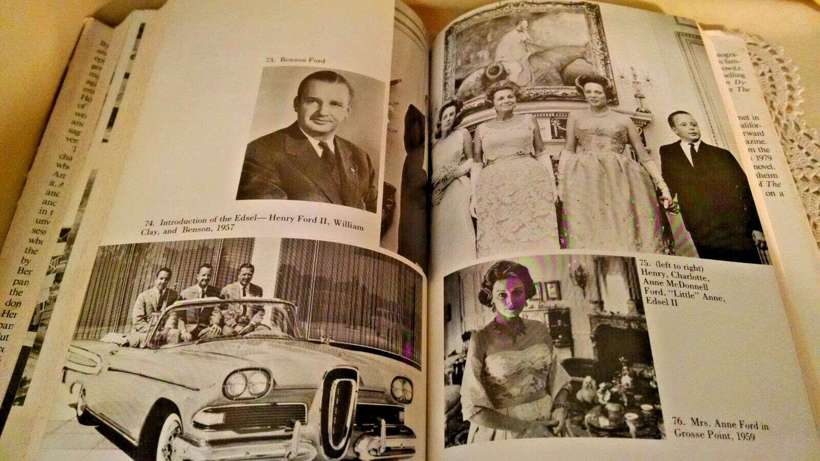 FORDS AN AMERICAN EPIC BY PETER COLLIER DAVID HOROWITZ HC/DJ SUMMIT 1987 ILLSTD.
